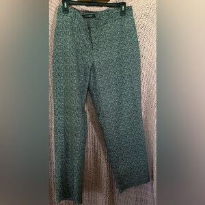 Liverpool Black and White Straight Leg Pants